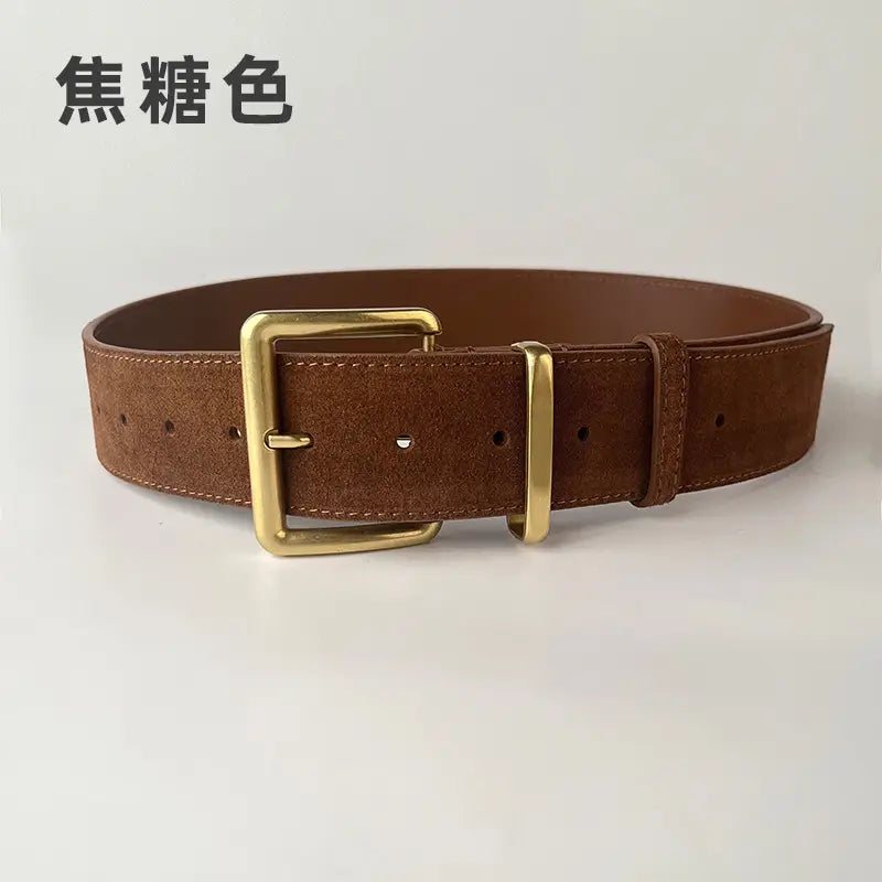Imported ladies leather belt