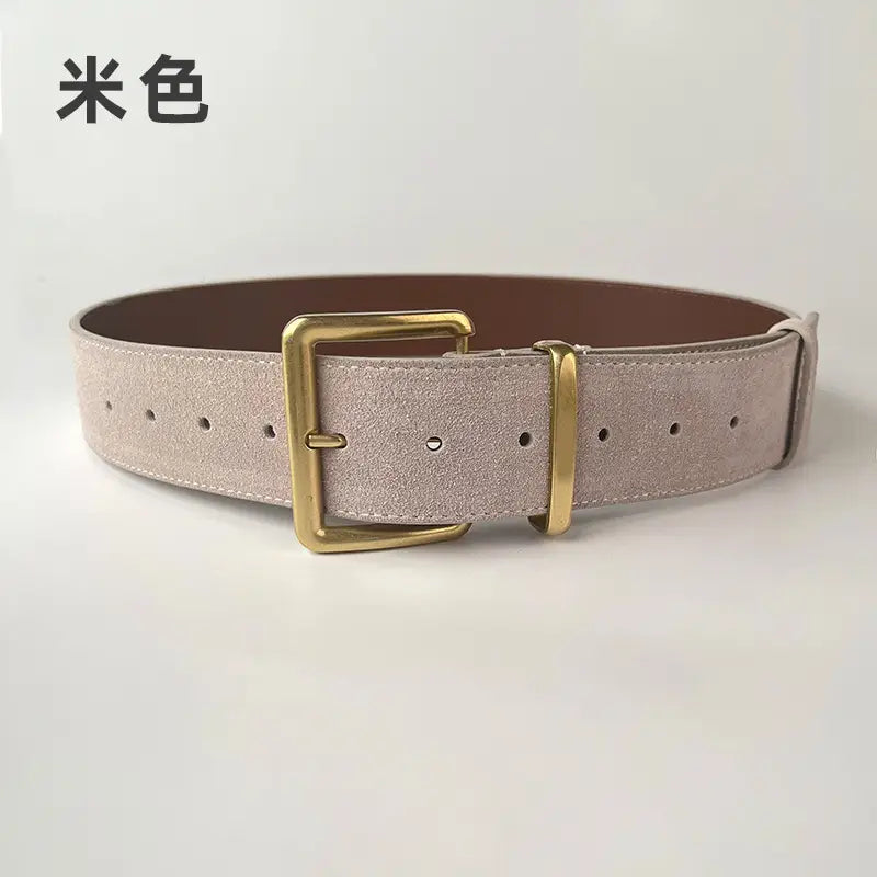 Imported ladies leather belt