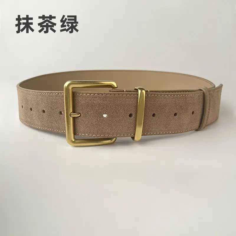 Imported ladies leather belt