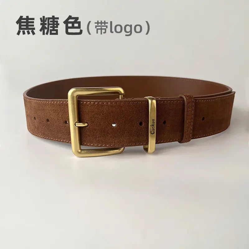 Imported ladies leather belt