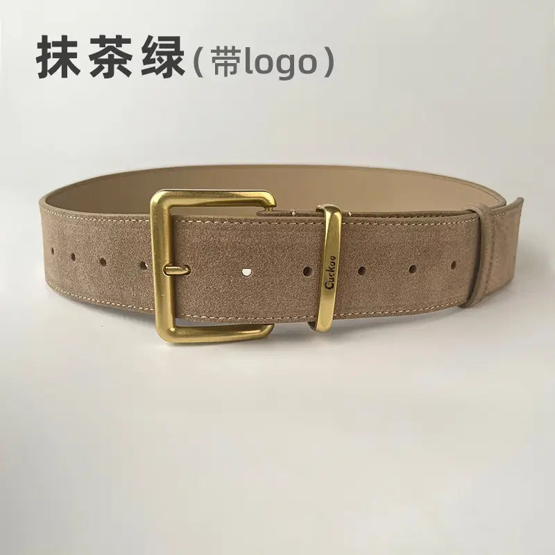 Imported ladies leather belt
