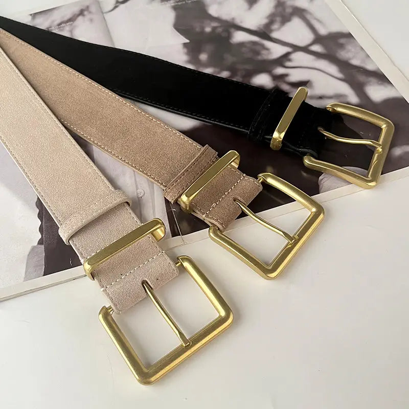 Imported ladies leather belt