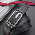 Men Black Stylish Leather Belt