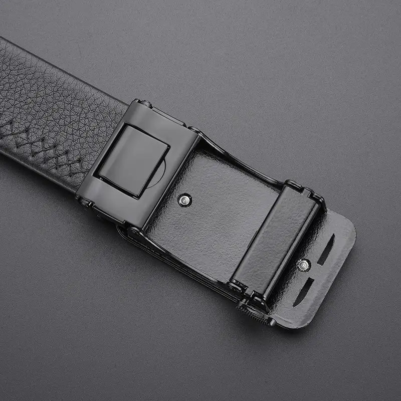 Men Black Stylish Leather Belt