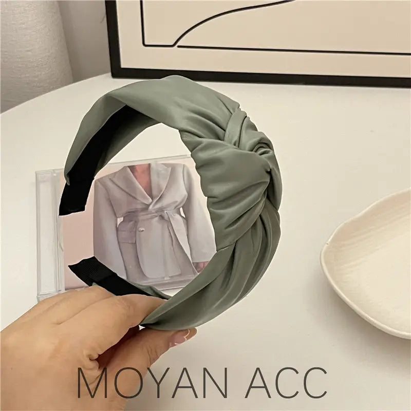 Leather Kink Hairband for Women