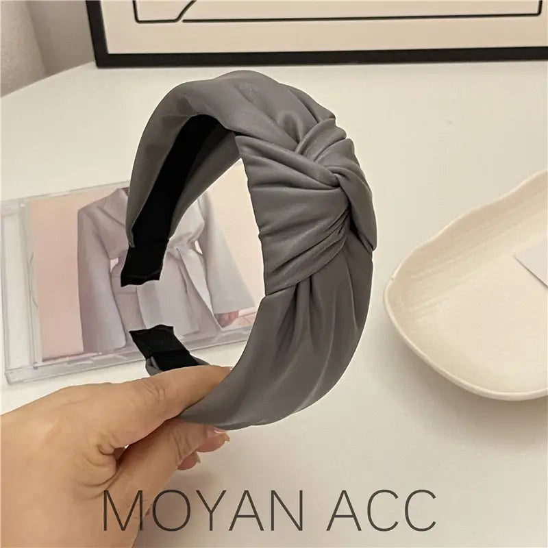 Leather Kink Hairband for Women