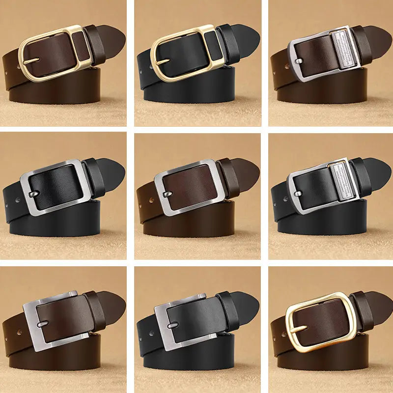 Vintage Leather Men's Belt