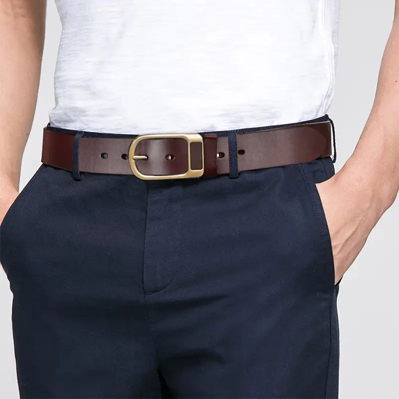 Vintage Leather Men's Belt