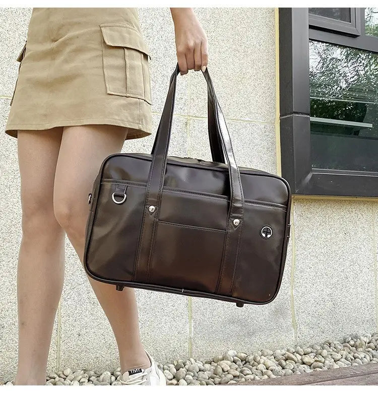 PU leather travel bag
