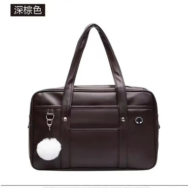 PU leather travel bag