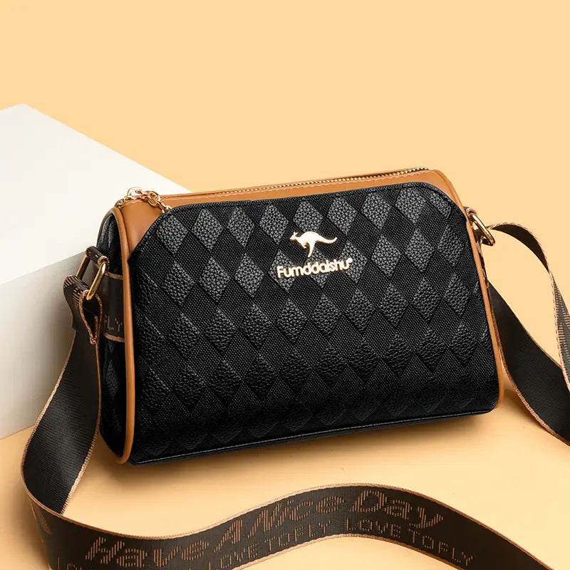 Element Rhombic Leather Shoulder bag