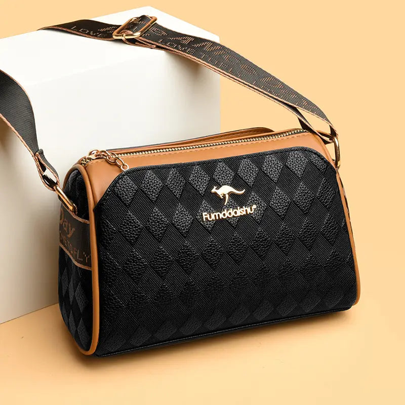 Element Rhombic Leather Shoulder bag