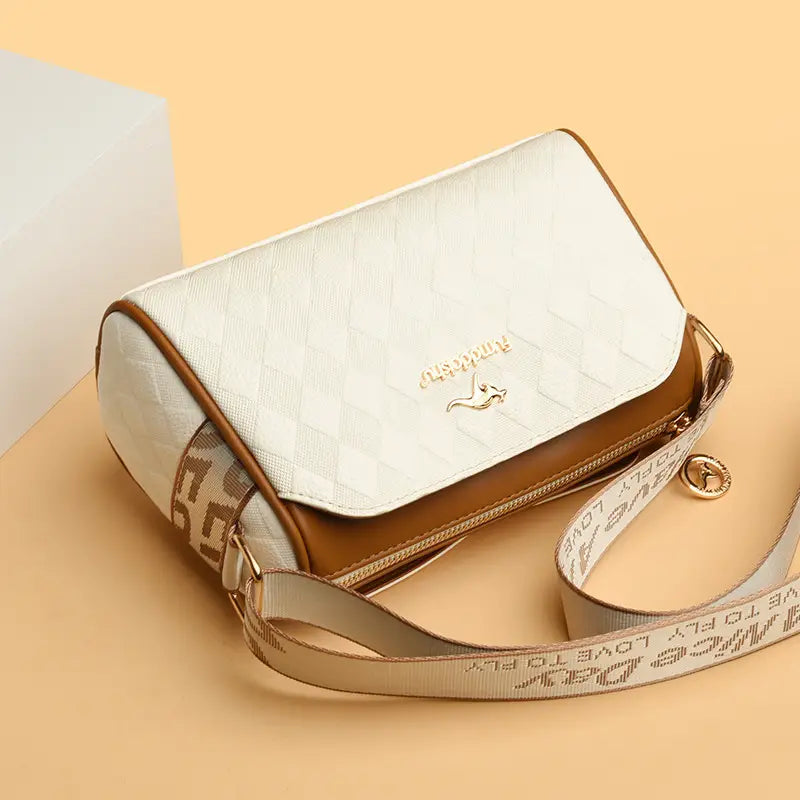 Element Rhombic Leather Shoulder bag