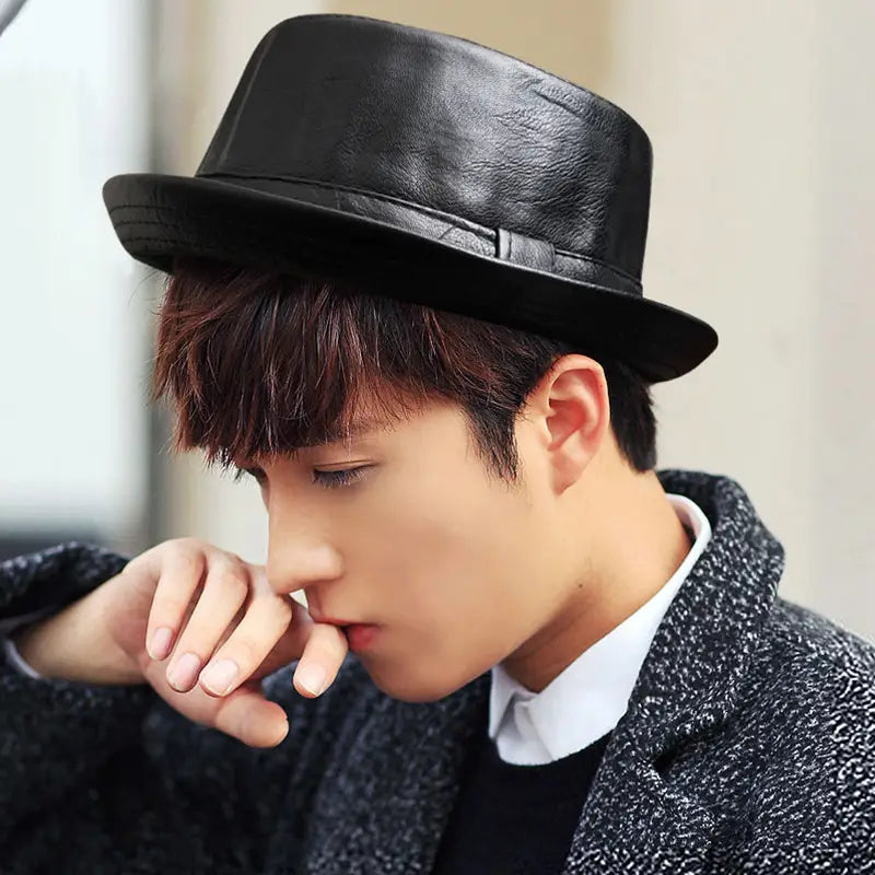 Croc PU leather Hat