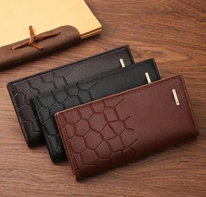 Men's Leather Wallet Tri-fold