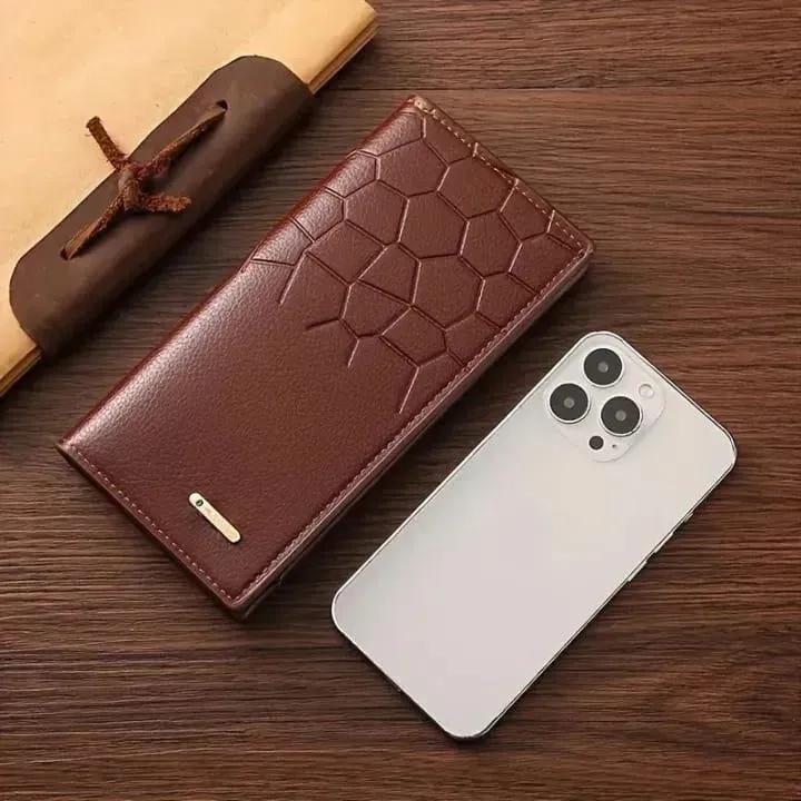 Men's Leather Wallet Tri-fold