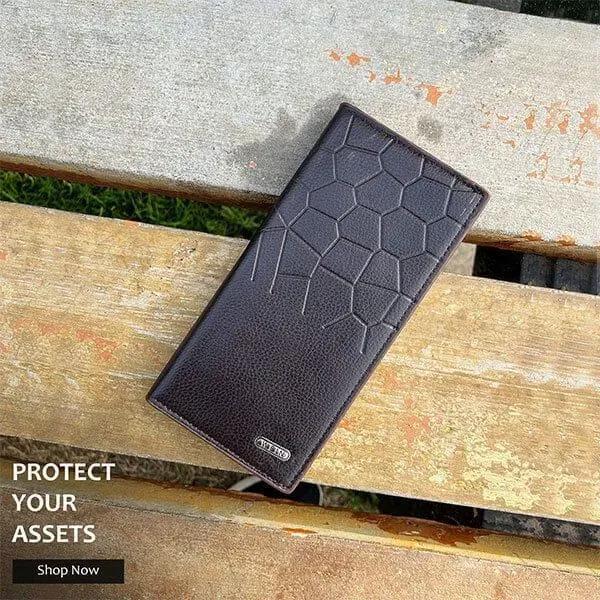 Men's Leather Wallet Tri-fold