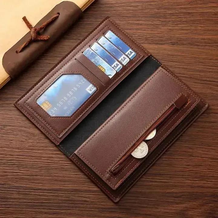 Men's Leather Wallet Tri-fold