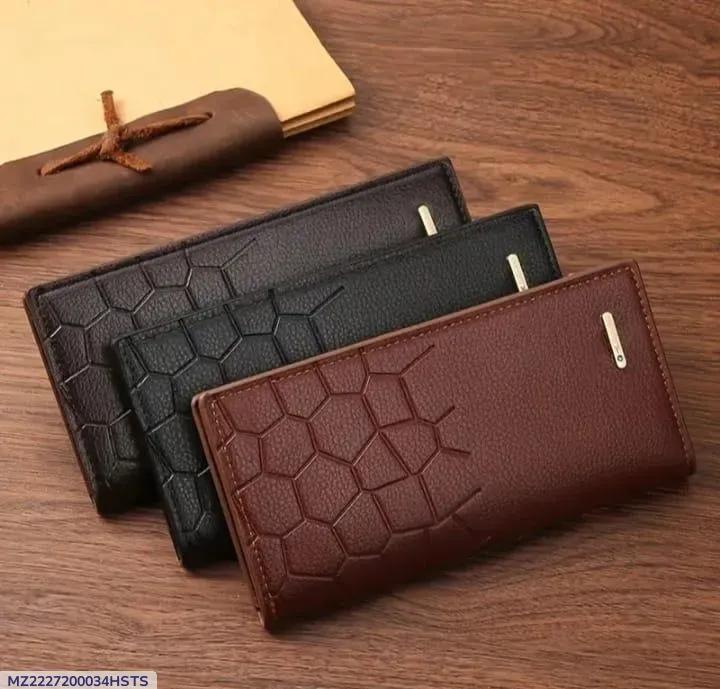 Men's Leather Wallet Tri-fold