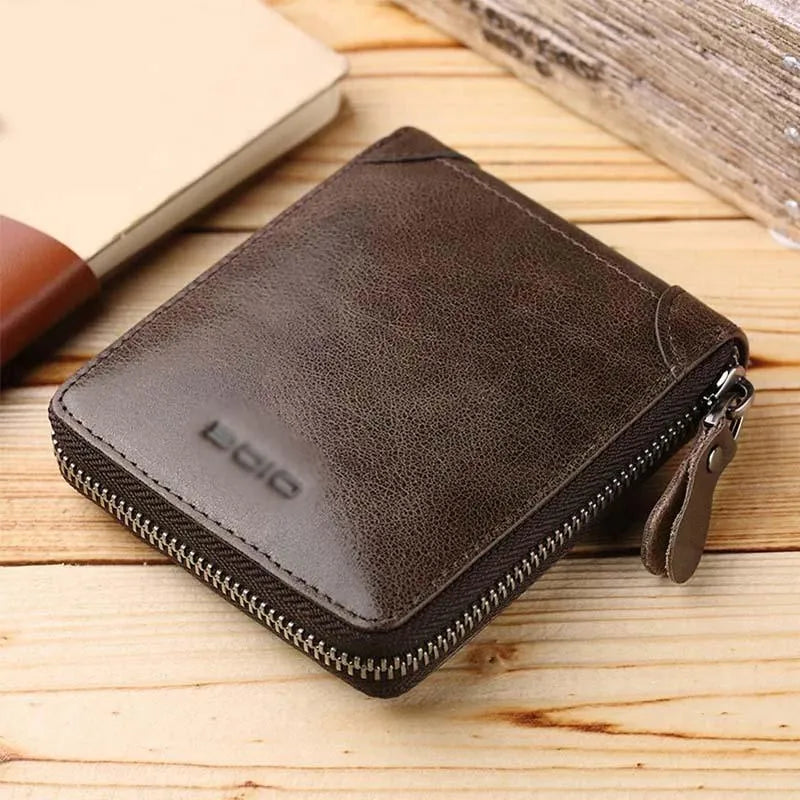 Premium Leather wallet with Chain
