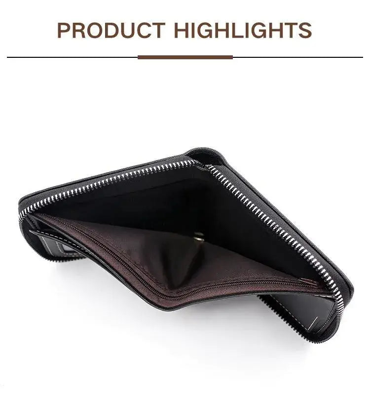 Men's Zipper Wallet