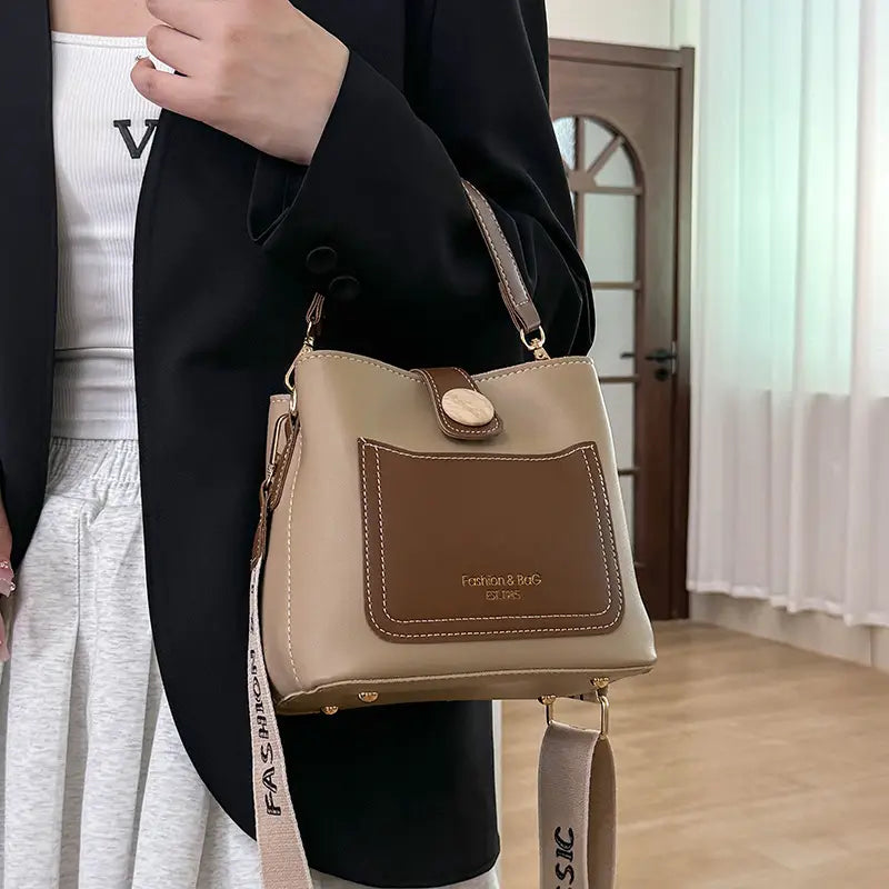 Khaki cross body bag