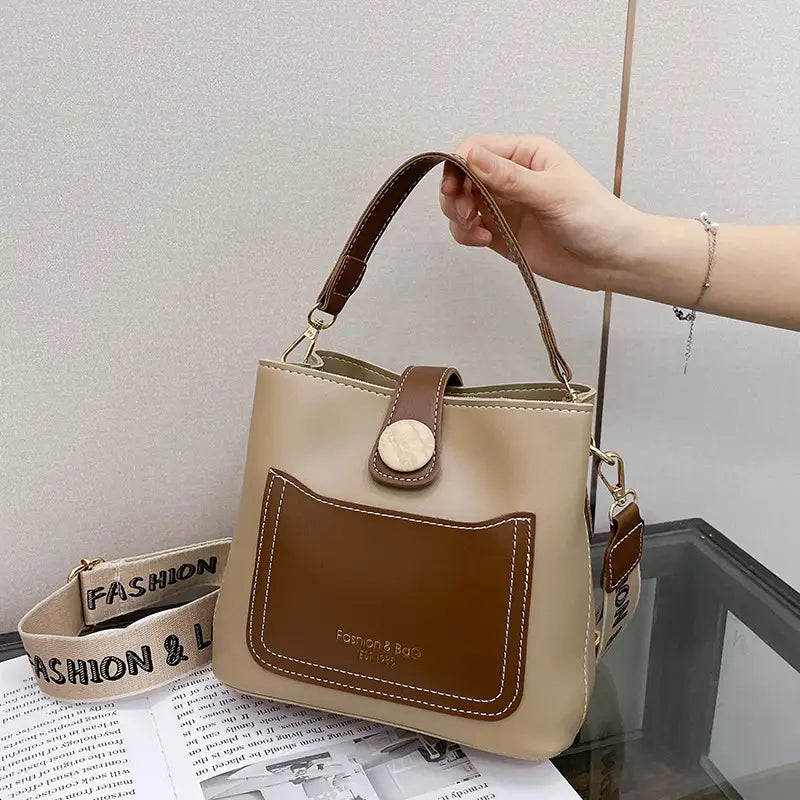 Khaki cross body bag