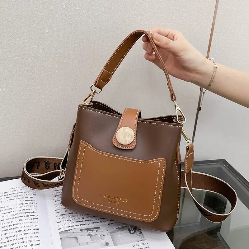 Khaki cross body bag