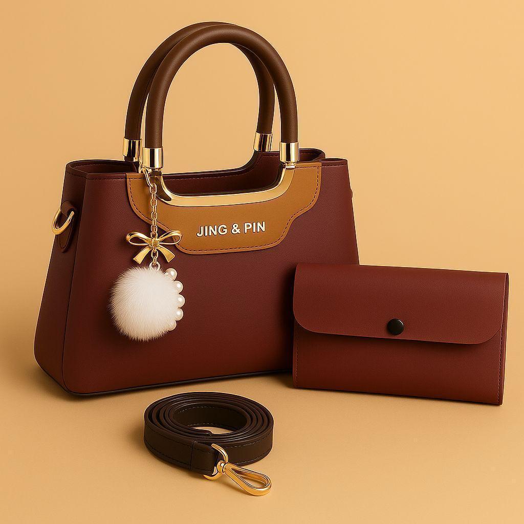 Hand bag and wallet set