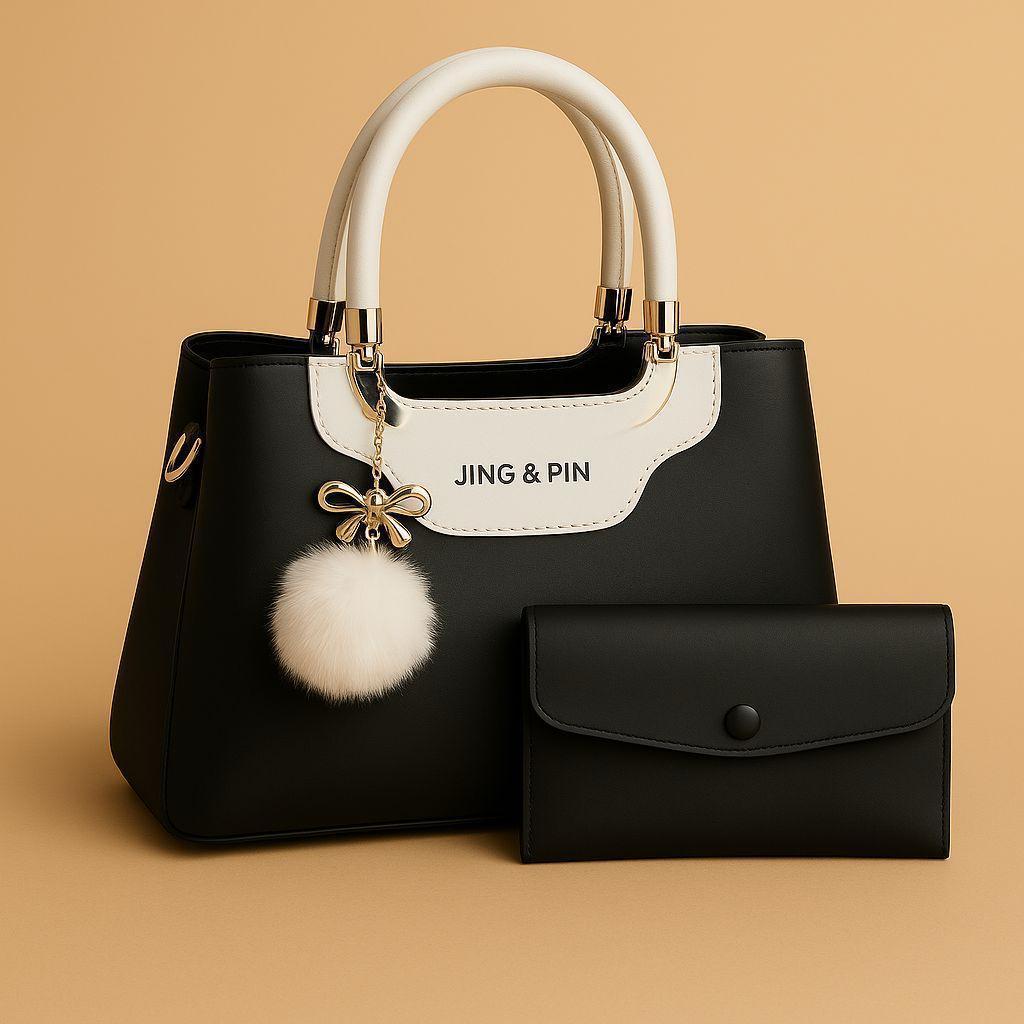 Hand bag and wallet set