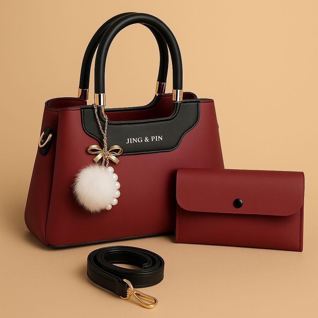 Hand bag and wallet set