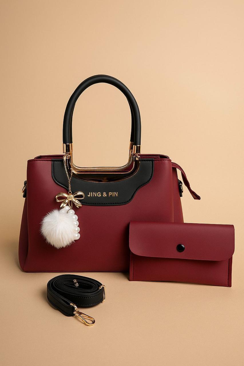 Hand bag and wallet set