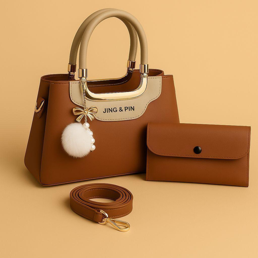 Hand bag and wallet set