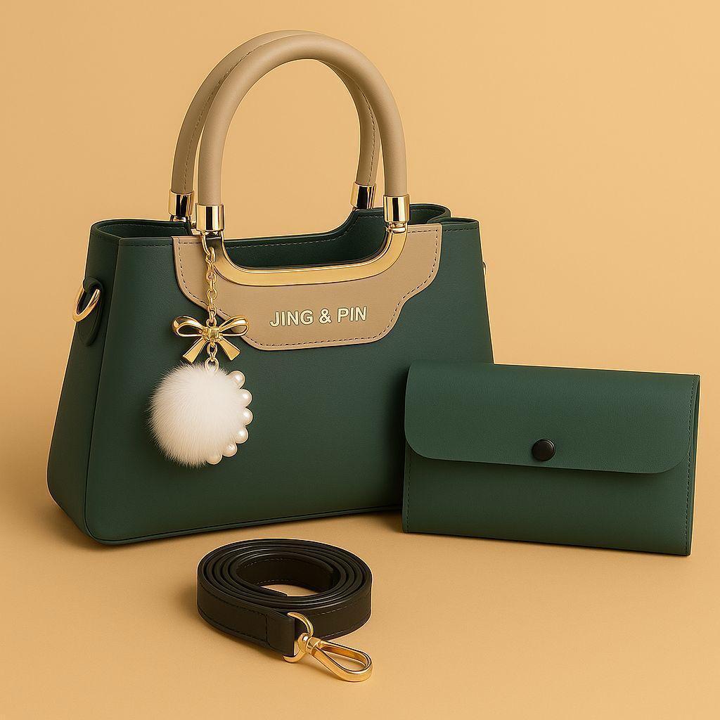 Hand bag and wallet set