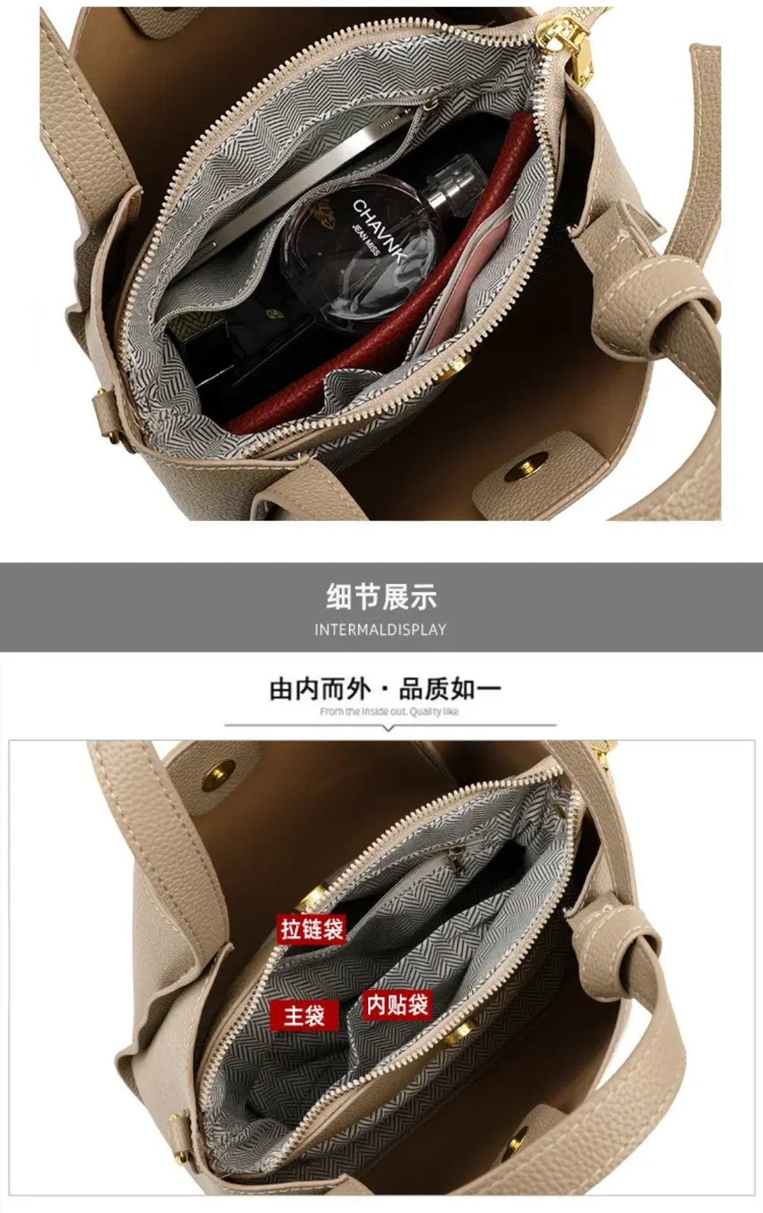 Soft Leather Handbag for Women