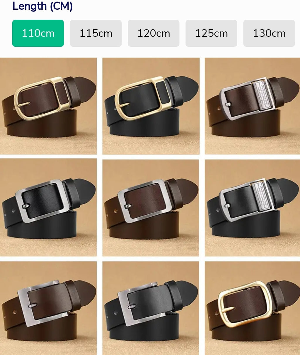 Vintage Leather Men's Belt